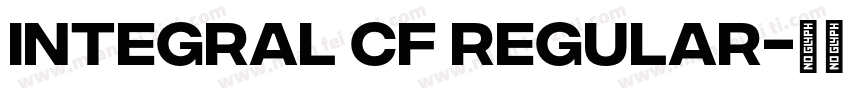 Integral CF Regular字体转换